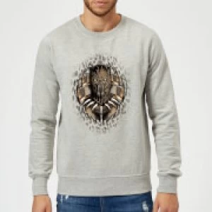 Image of Black Panther Gold Erik Sweatshirt - Grey - M