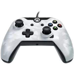 image of PDP Deluxe Wired Controller White Camo for Xbox One