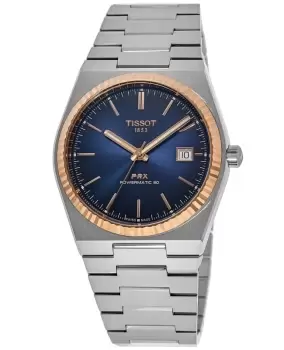 Tissot PRX Powermatic 80 Blue Dial Steel Mens Watch T931.407.41.041.00 T931.407.41.041.00