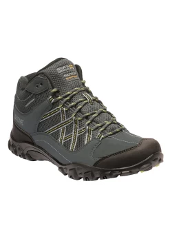 Image of Regatta Grey Kids Edgepoint' Waterproof Walking Boots - 9 younger