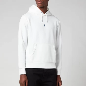 Image of Polo Ralph Lauren Mens Double Knit Hoodie - White - M