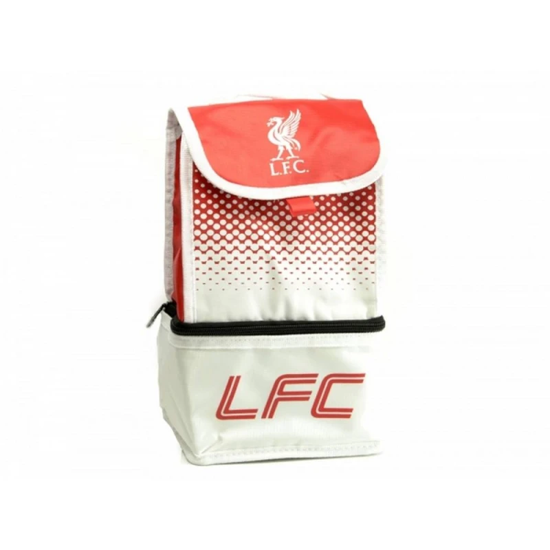 Image of Liverpool FC Official Football Fade Design Lunch Bag Red unisex