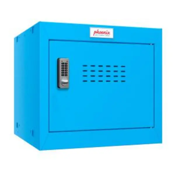 image of Phoenix CL Series Size 1 Cube Locker in Blue with Electronic Lock CL0344BBE