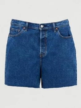 image of Levis Plus 501; Original Shorts - Blue