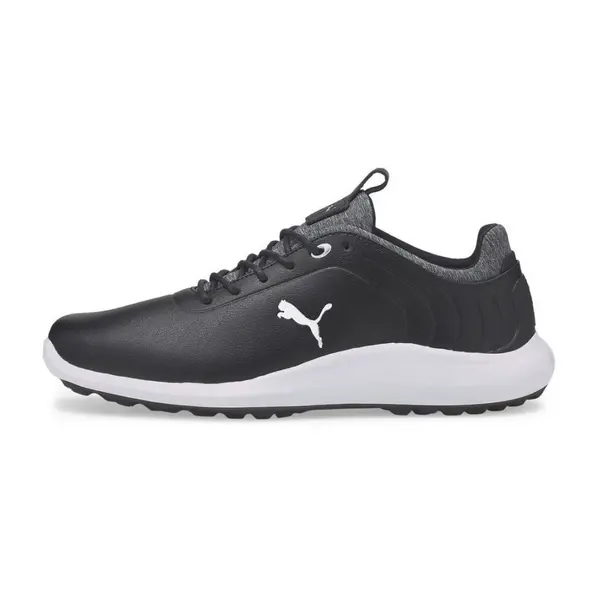 image of Puma IGNITE Pro Golf Shoes - Puma Black/Silver - UK8