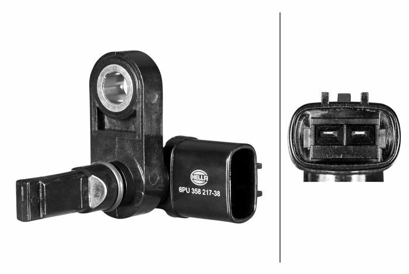 Image of HELLA ABS sensor HELLA 6PU 358 217-381