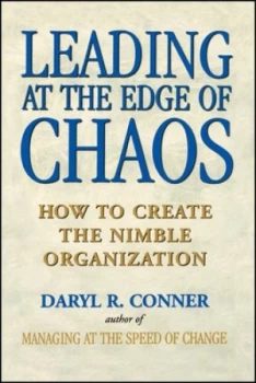 Image of Leading at the Edge of Chaos by Daryl R. Conner Book