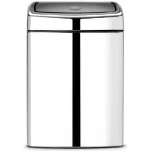 image of Brabantia 10L Touch Bin - Brilliant steel