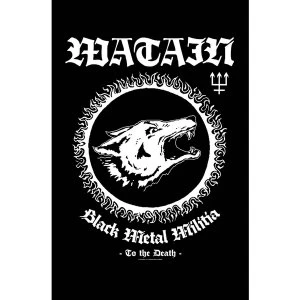 Image of Watain - Black Metal Militia Textile Poster