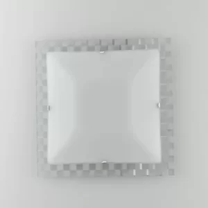 image of GLAMOUR LED Semi Flush Light White 1700lm 4000K 35x35cm