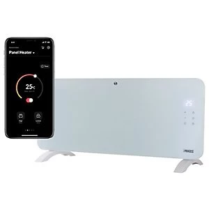 Image of Princess Smart Glass Panel Heater 1500W White