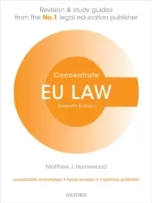 Image of EU Law Concentrate : Law Revision and Study Guide