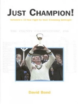 Image of Just Champion by David Bond Hardback