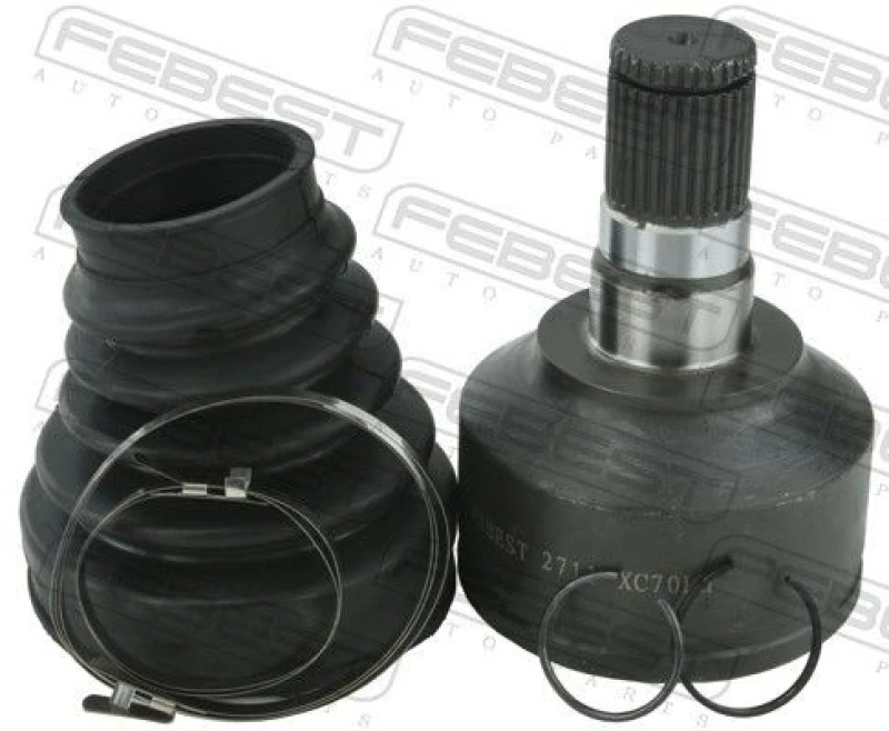 Image of FEBEST 2711-XC70LH CV Joint Front Axle Left Joint Kit,drive shaft (5)