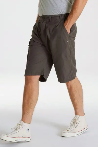 Image of Craghoppers NosiDefence 'Kiwi Long' Hiking Shorts Dark Green