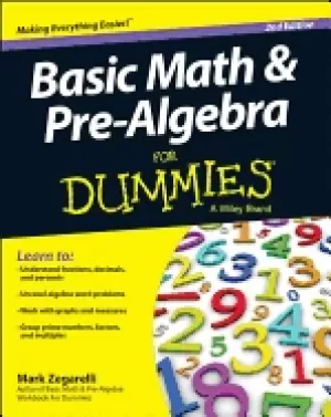 Image of basic math and pre algebra for dummies