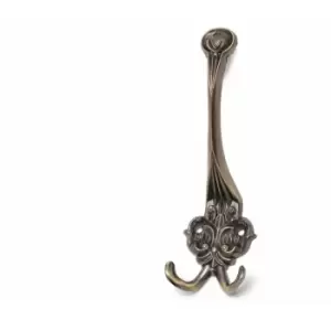 Image of Triple Hat Coat Hanger Hook Door Wall Bath Retro - Antique - Pack of 9