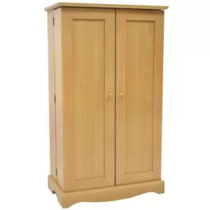 image of Techstyle Richmond Storage Cupboard 495 Cd / 210 DVD / Bluray / Video Media Beech