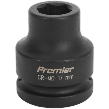 Image of Sealey 3/4" Drive Hexagon Impact Socket Metric 3/4" 17mm