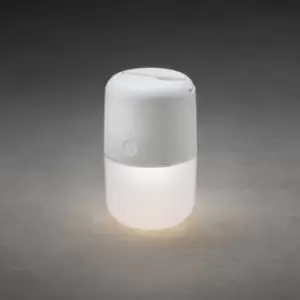 Image of Assisi Solar Outdoor Portable Round Powered Light LED White, IP44