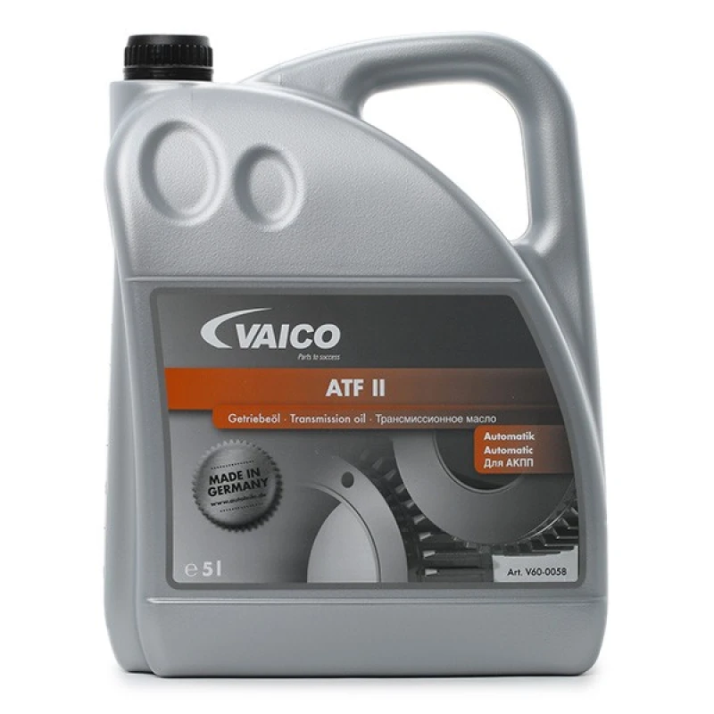 Image of VAICO V60-0058 Automatic Transmission Fluid ATF II, Capacity: 5l, Q+, original equipment manufacturer quality MADE IN GERMANY Oil,automatic transmiss