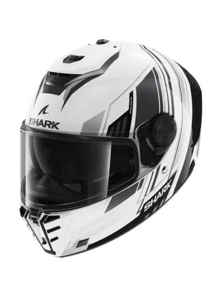 Image of Shark Spartan RS Byhron White Black Chrom WKU Full Face Helmet M