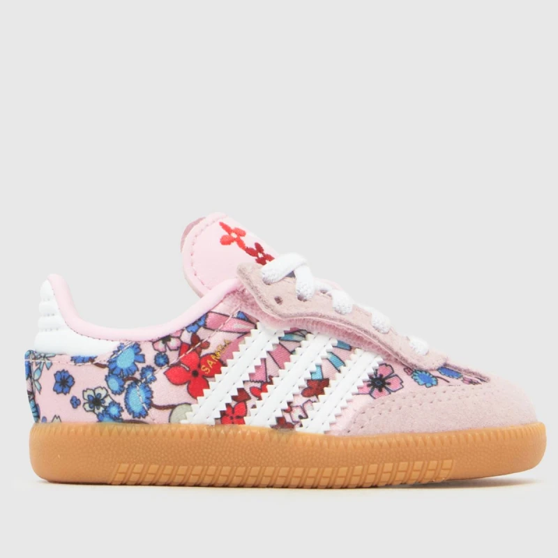 Image of adidas Pink Multi X Liberty Samba OG Girls Toddler Trainers Pink Multi UK 5 (EU 21)