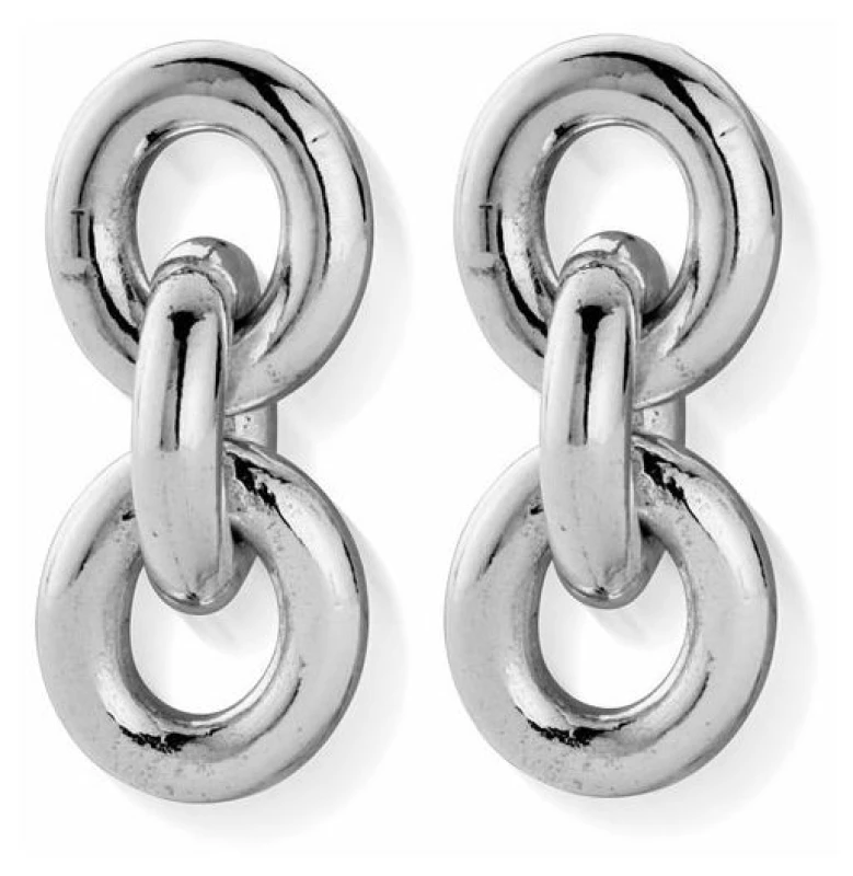 Image of ChloBo CC-S-ER-7-S1 Anchor Chain 3 Link Sterling Silver Jewellery