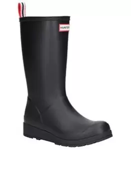 image of Hunter Original Play Tall Wellington Boots - Black, Size 4, Women