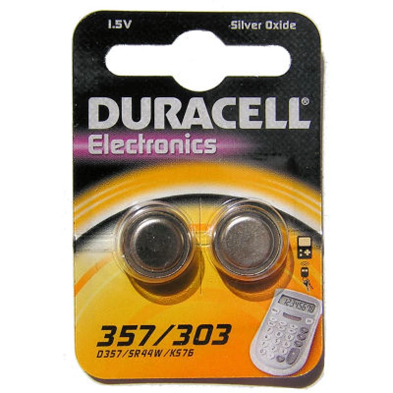 Image of Duracell D357 household battery Single-use battery Silver-Oxide (S)
