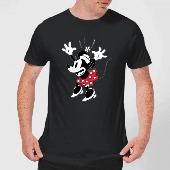 image of Disney Minnie Mouse Surprise Mens T-Shirt - Black - 3XL - Black