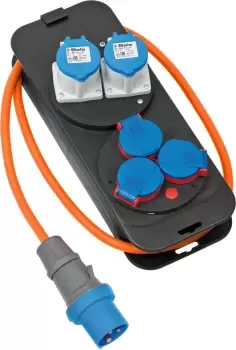 Image of Brennenstuhl 1151600030 power extension 1.5 m 5 AC outlet(s)...