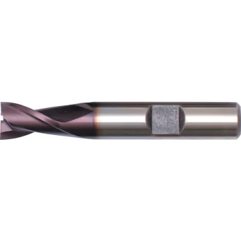 image of 3663 6.00MM HSCo 2 Flute Weldon Shank Slot Drills - Fire Coating