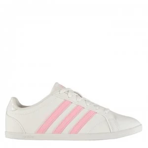 image of adidas Coneo Qt Womens Tennis Shoes - White/AeroPink