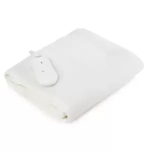 Image of Double Heated Under Blanket - White