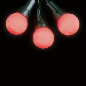 Image of Premier Decorations 5m LED Pearl Berry Multi Lights - Red