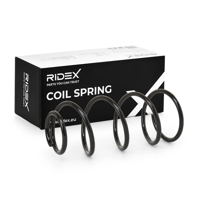 Image of RIDEX 188C0223 Coil spring Front Axle Coil Spring (188)