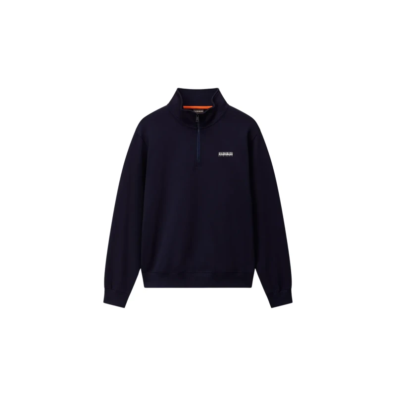 Image of 1/2 zip sweatshirt Napapijri B-Small Box Bleu Male 2XL