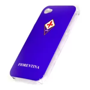 image of ACF Fiorentina Official IPhone 4 Hard Football Crest Phone Case (One Size) (Blue)