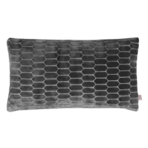 Image of Kai Rialta Polyester Filled Cushion Viscose Polyester Shadow 30 x 50cm