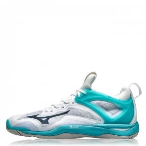 Image of Mizuno Wave Mirage 3 Ladies Netball Shoes - White
