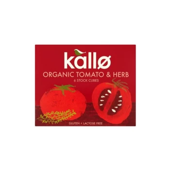 image of Tomato & Herb Stock Cubes - Organic - 66g - 76191 - Kallo