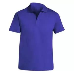 Image of SOLS Mens Prescott Jersey Short Sleeve Polo Shirt (L) (Royal Blue)