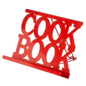 image of Essentials By Premier Enamel Cook Book Stand - Red