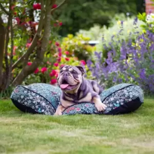 Image of Morris & Co Blackthorn Mattress Pet Bed Dark Green