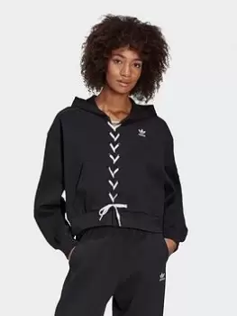 Image of adidas Originals Always Original Laced Hoodie - Black, Size 32, Women