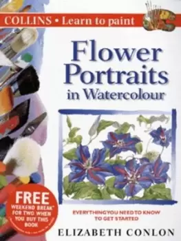 Image of Flower portraits in watercolour - Elizabeth Conlon - Paperback - Used