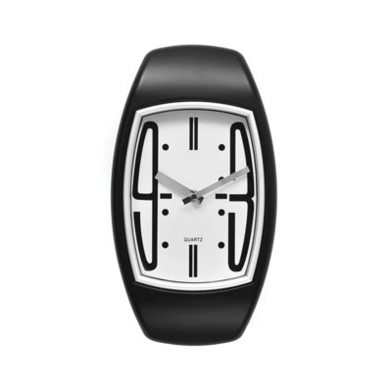 Image of Premier Housewares Maison by Premier Wrist Watch Shaped Plastic Wall Clock Black