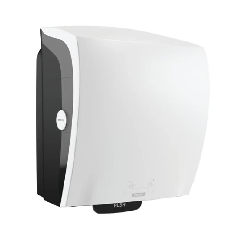 Image of Katrin Plastic Dispenser for System Paper Towel Roll White 82094