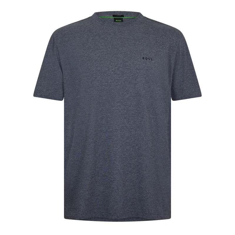 Image of Boss Mens Logo T-Shirt, Logo Design Medium Grey male L